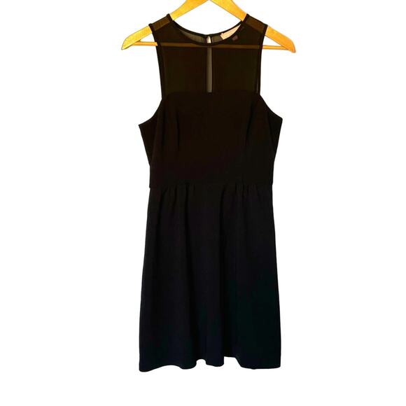 Banana Republic Wms Sleeveless Little Black Mini Dress Size 4 Lined - Picture 1 of 9